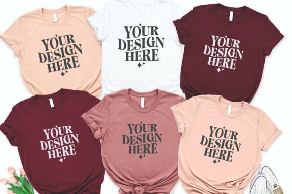 Bella Canvas 3001 Family Mockups: Essential Graphics