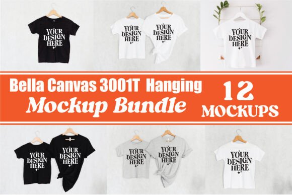 Bella Canvas 3001T Mockups: Essential Graphics