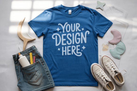 Bella Canvas 3001Y Mockup: Fresh Graphics for Product Mockups