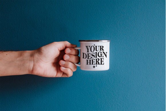 Camper Mug Mockup: Essential Graphics for Product Mockups