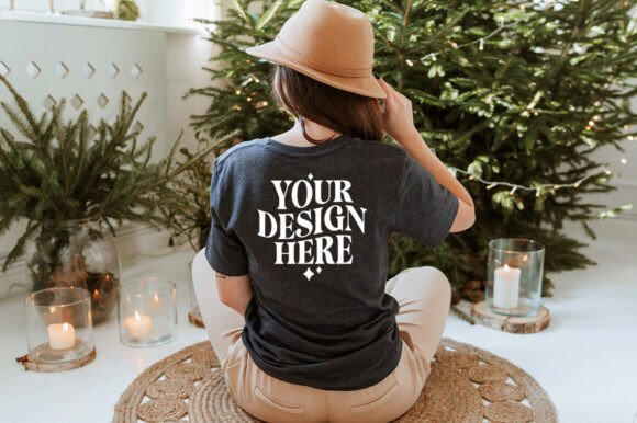 Christmas Bella Canvas 3001 Mockup 16: Graphics & Product Mockups