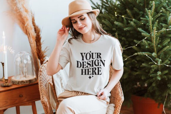 Christmas Bella Canvas 3001 Mockup 29: Essential Graphics