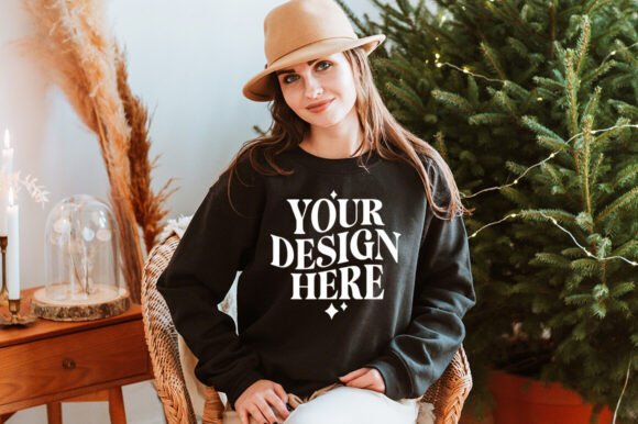 Christmas Gildan 18000 Mockup 1: Essential Graphics