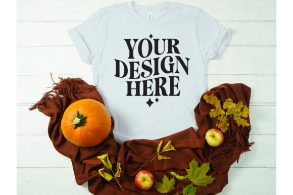 Fall Bella Canvas 3001 Mockup 4: Graphics & Product Mockups