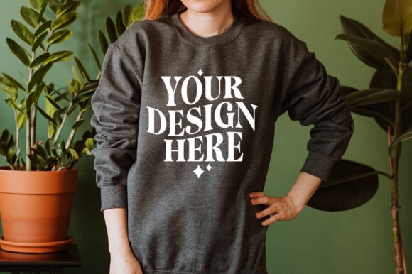 Gildan 18000 Mockup: Essential Graphics for Product Mockups