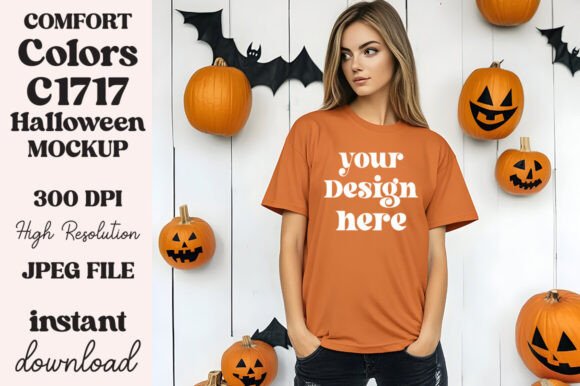 Review: Comfort Colors 1717 Halloween Mockup 141
