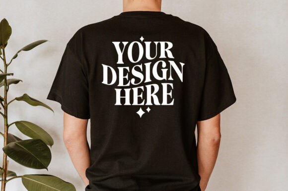 Trendy Gildan 2000 Black Mockup: Essential Graphics